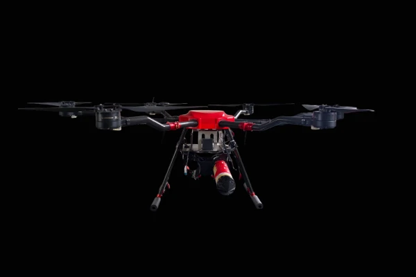 Horizontal Launch Firefighting Drone