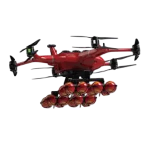 bomb-dropping firefighting drones
