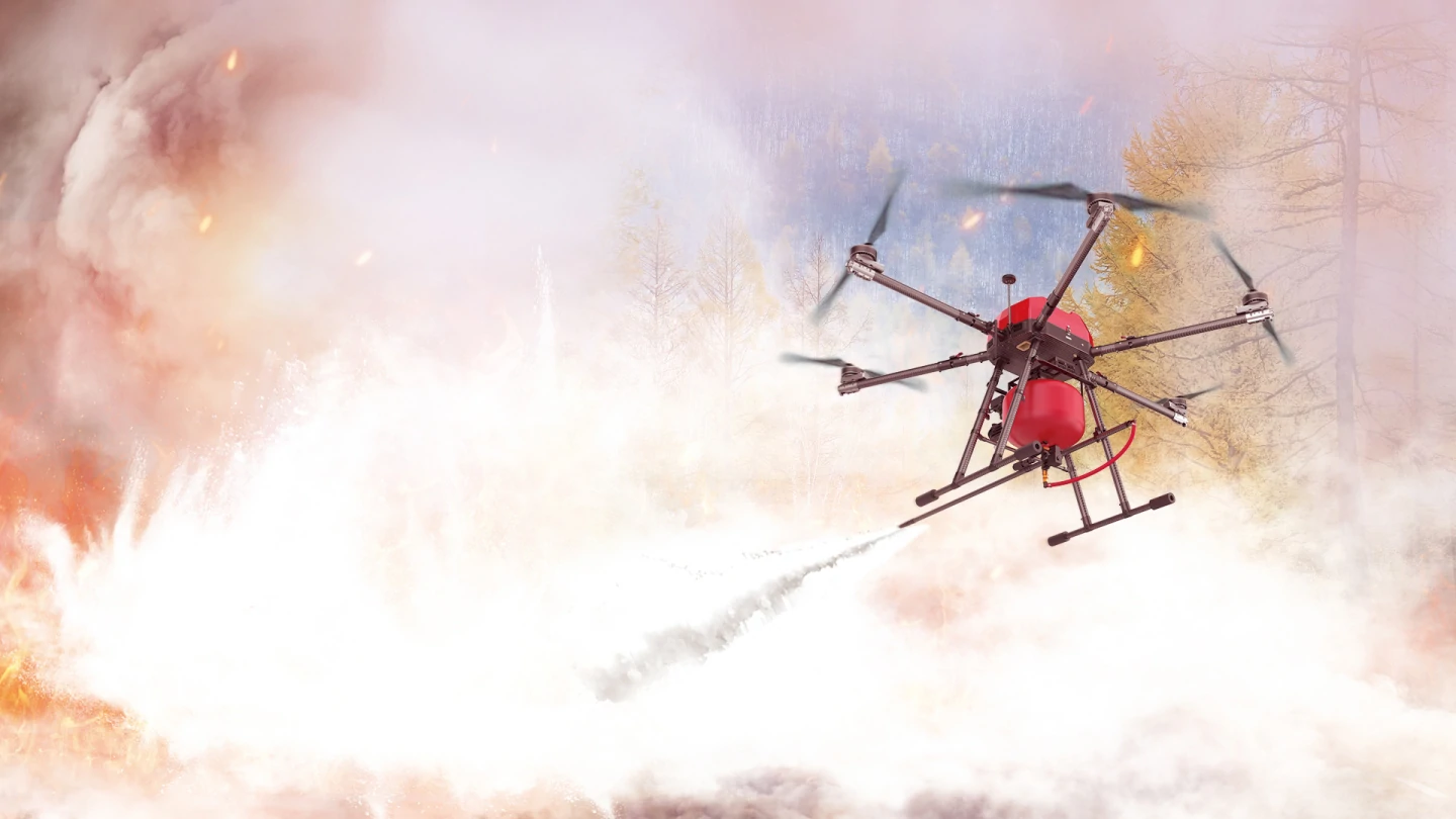 firefighting drones