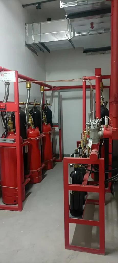 Hybrid Pressurized FM200 Fire Suppression System application