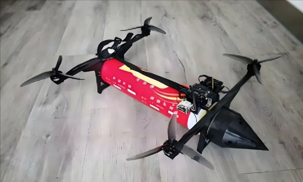 Tactical FPV Disposable Fire Suppression Drone